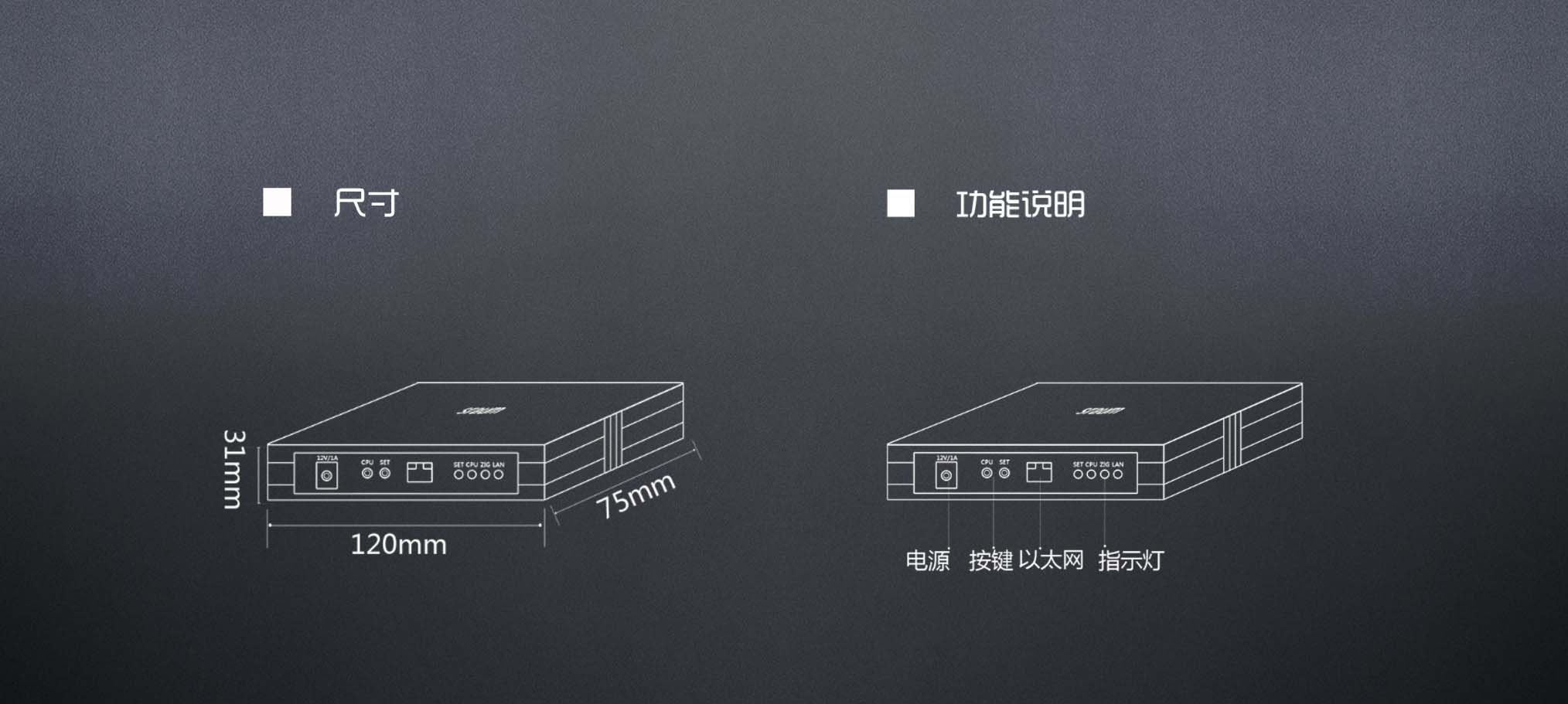 眾天力 智能家居 智能家居ZigBee網(wǎng)關(guān)主機(jī)