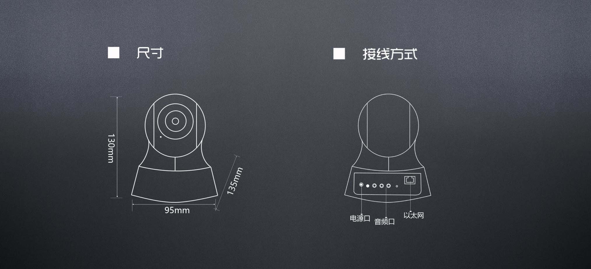 眾天力 Massky Wi-Fi版監(jiān)控攝像機(jī) 智能家居